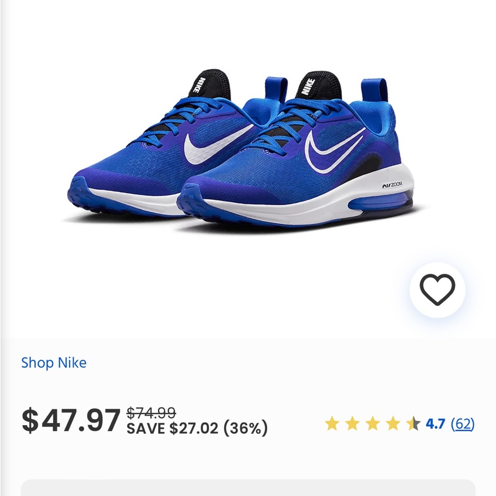 Nike Air Zoom- youth 3.5